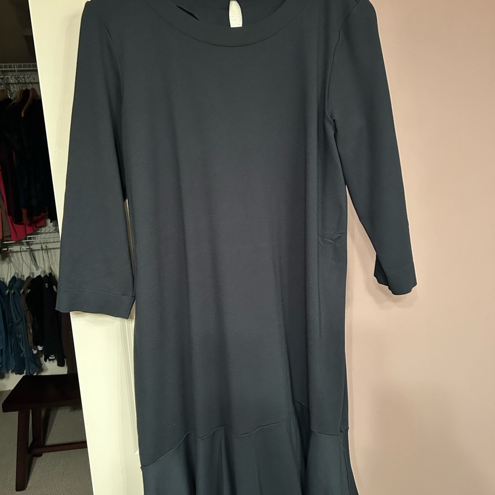 J. Jill Dark Green Midi Dress